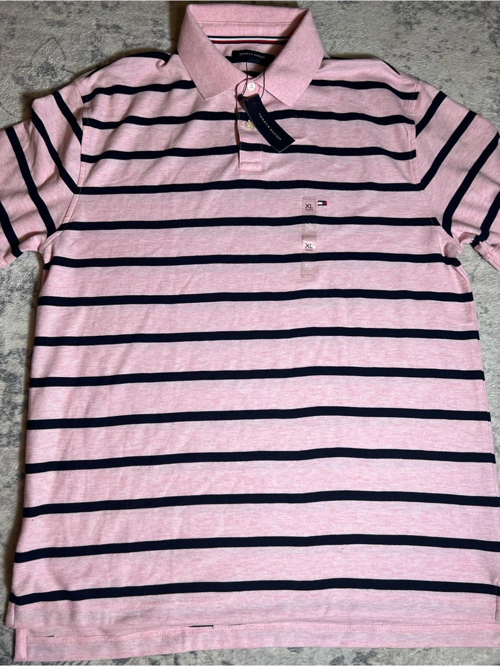 Tommy Hilfiger Men's Striped Polo Shirt
